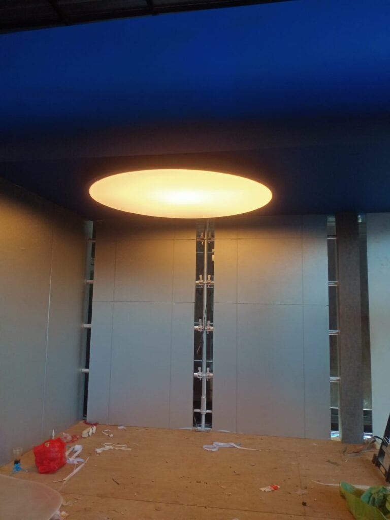 pemasangan Barrisol stretch ceiling