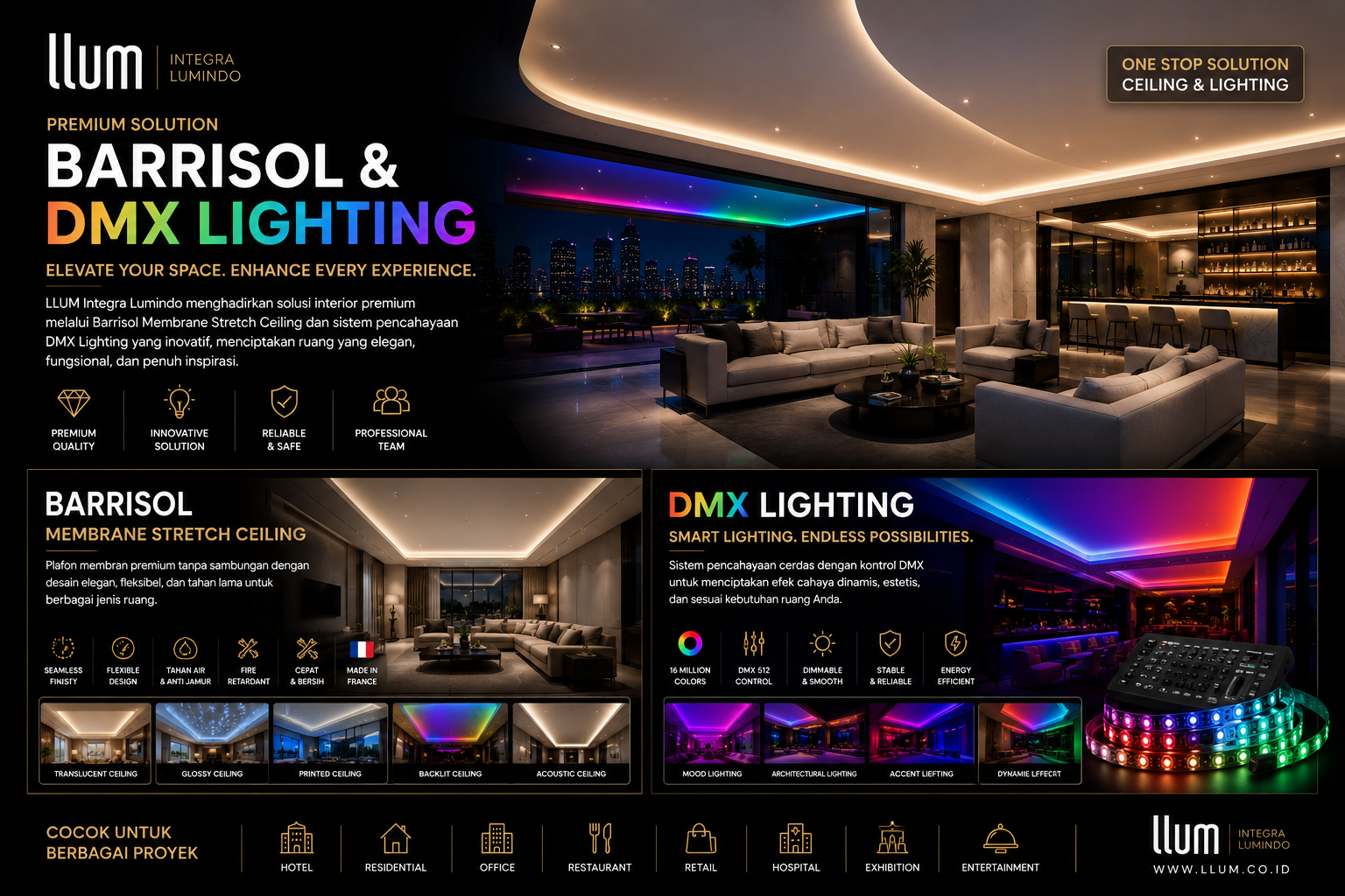 Barrsiol RGB DMX Lighting