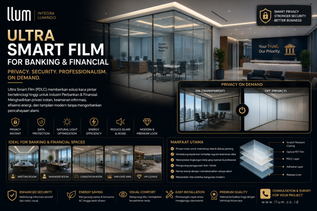 Ultra Smart Film untuk Perbankan & Finansial