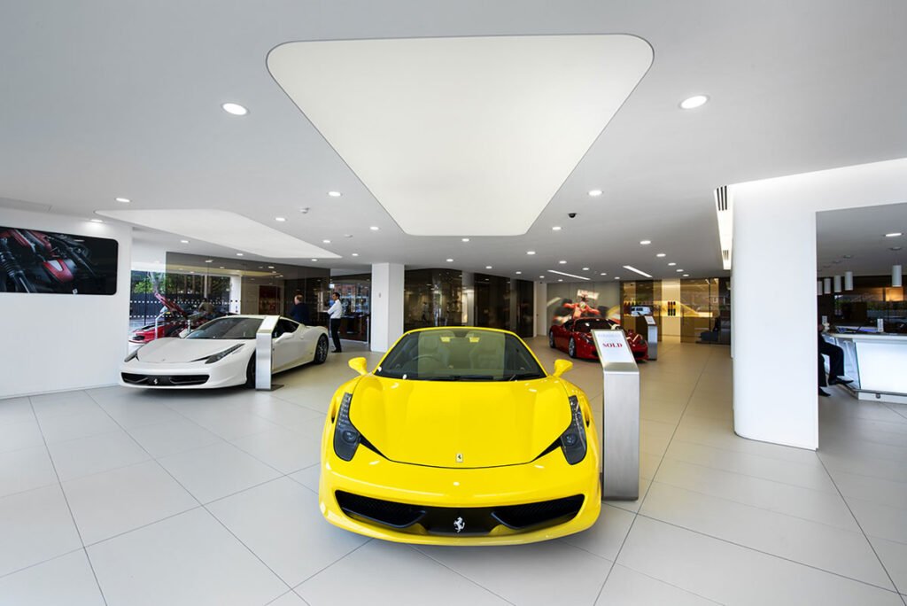 barrisol membrane showroom mobil
